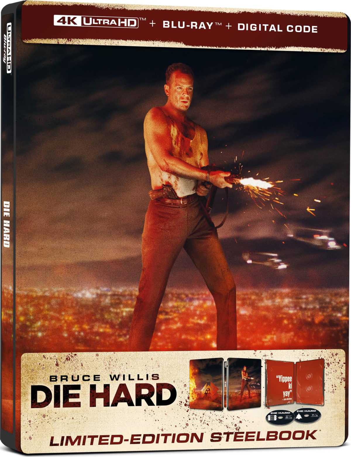 Die Hard (1988) - Limited Edition Steelbook (4K Ultra HD + Blu-ray + Digital)-2