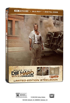 Die Hard With A Vengeance (1995) - Limited Edition Steelbook (4K Ultra HD + Blu-ray + Digital) — physical packaging