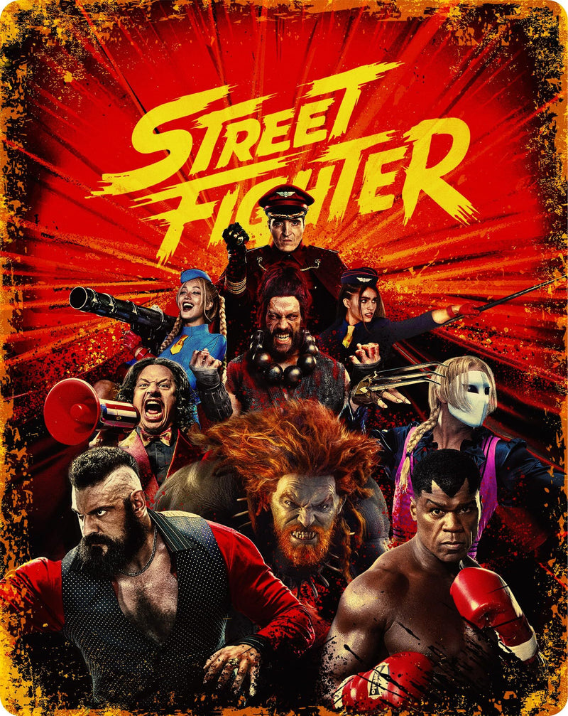Street Fighter - Select Your Villain Steelbook (4K Ultra HD + Blu-ray + Digital) — physical packaging