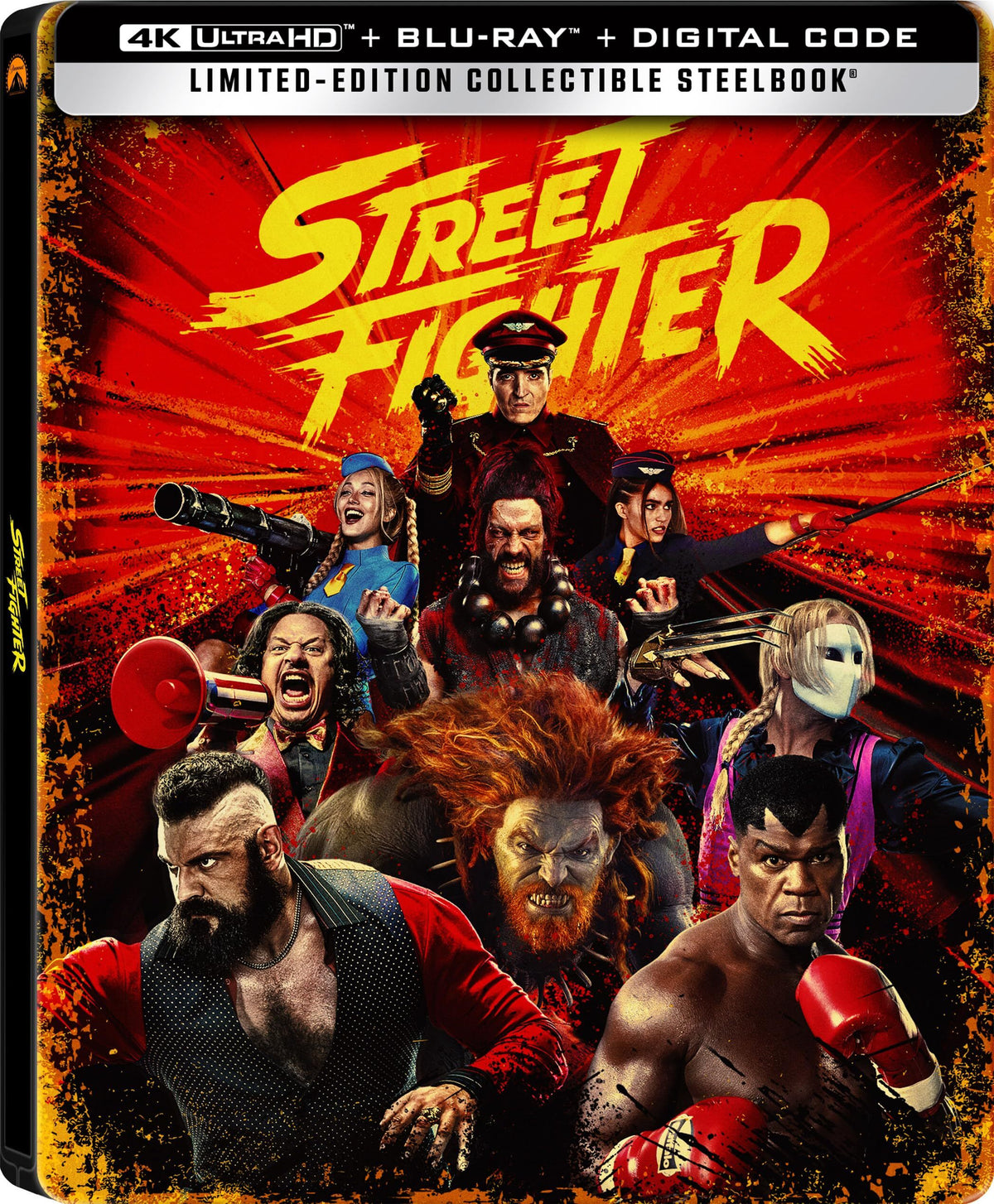 Street Fighter - Select Your Villain Steelbook (4K Ultra HD + Blu-ray + Digital) — physical packaging