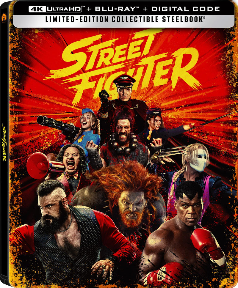 Street Fighter - Select Your Villain Steelbook (4K Ultra HD + Blu-ray + Digital) — physical packaging