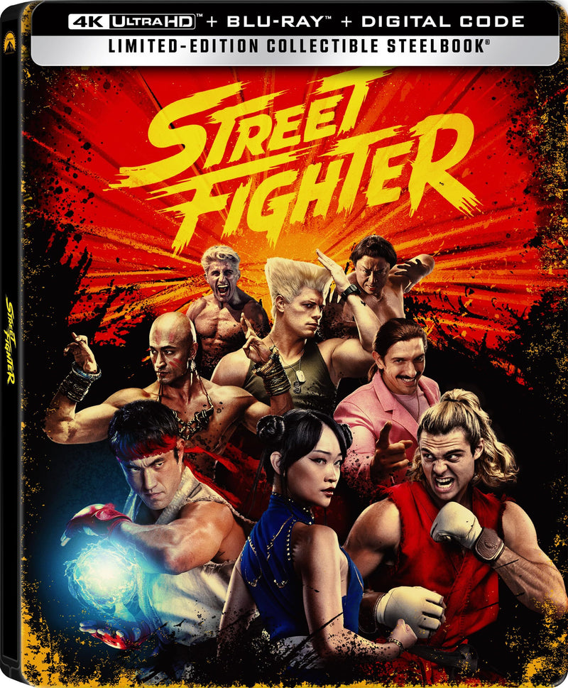 Street Fighter - Select Your Champion Steelbook (4K Ultra HD + Blu-ray + Digital) — physical packaging