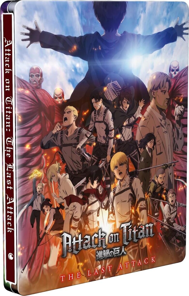 Attack on Titan: The Last Attack - Limited Edition Steelbook (4K Ultra HD + Blu-ray) — physical packaging