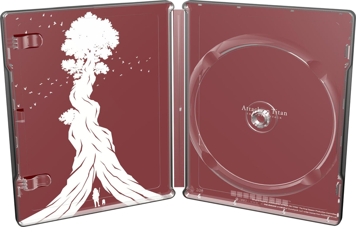 Attack on Titan: The Last Attack - Limited Edition Steelbook (4K Ultra HD + Blu-ray) — physical packaging