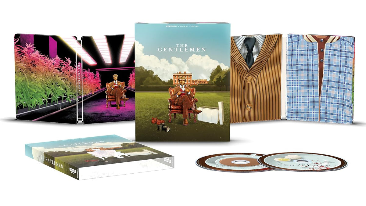 The Gentlemen - Limited Edition Steelbook (4K Ultra HD + Blu-ray + Digital) — physical packaging