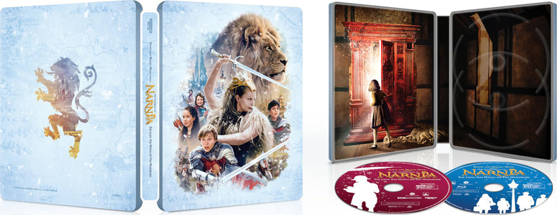 The Chronicles Of Narnia: The Lion, The Witch, And The Wardrobe - Limited Edition Steelbook (4K Ultra HD + Blu-ray + Digital) — physical packaging