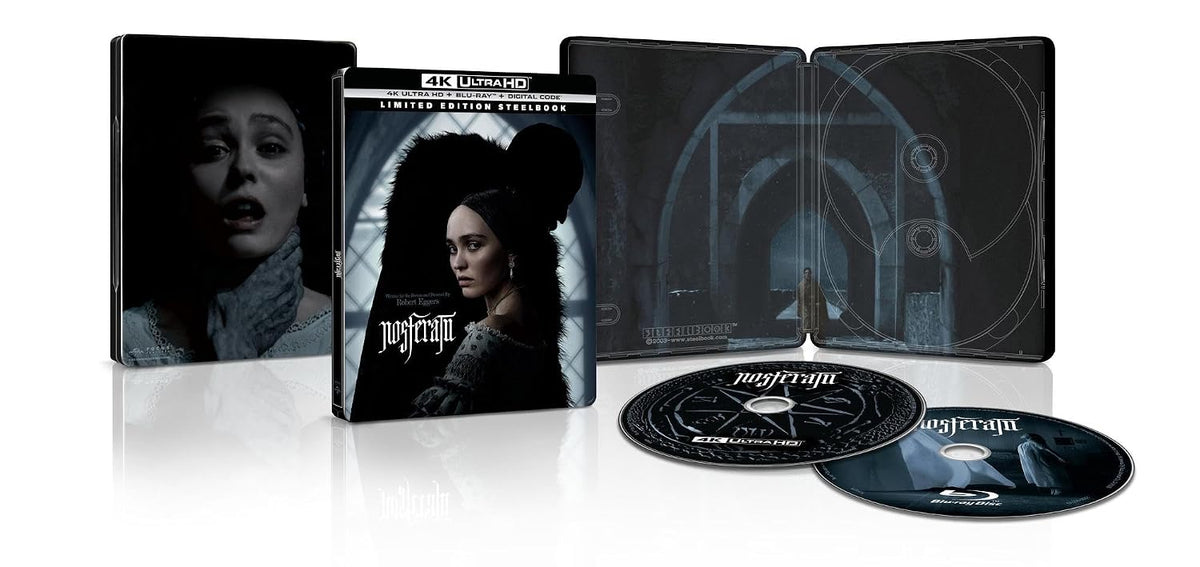 Nosferatu - Limited Edition Steelbook (4K Ultra HD + Blu-ray + Digital) — physical packaging