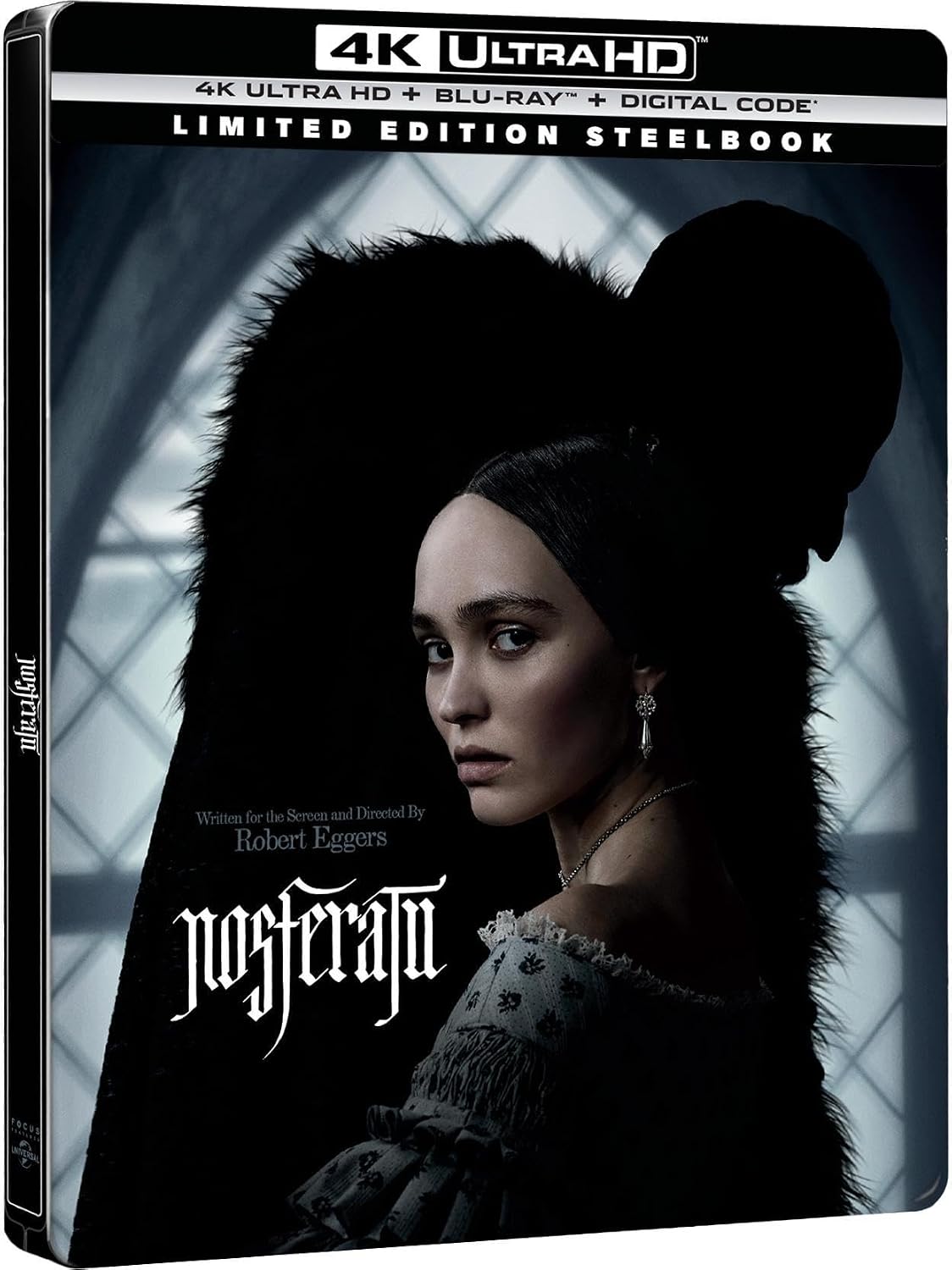 Nosferatu - Limited Edition Steelbook (4K Ultra HD + Blu-ray + Digital) — physical packaging
