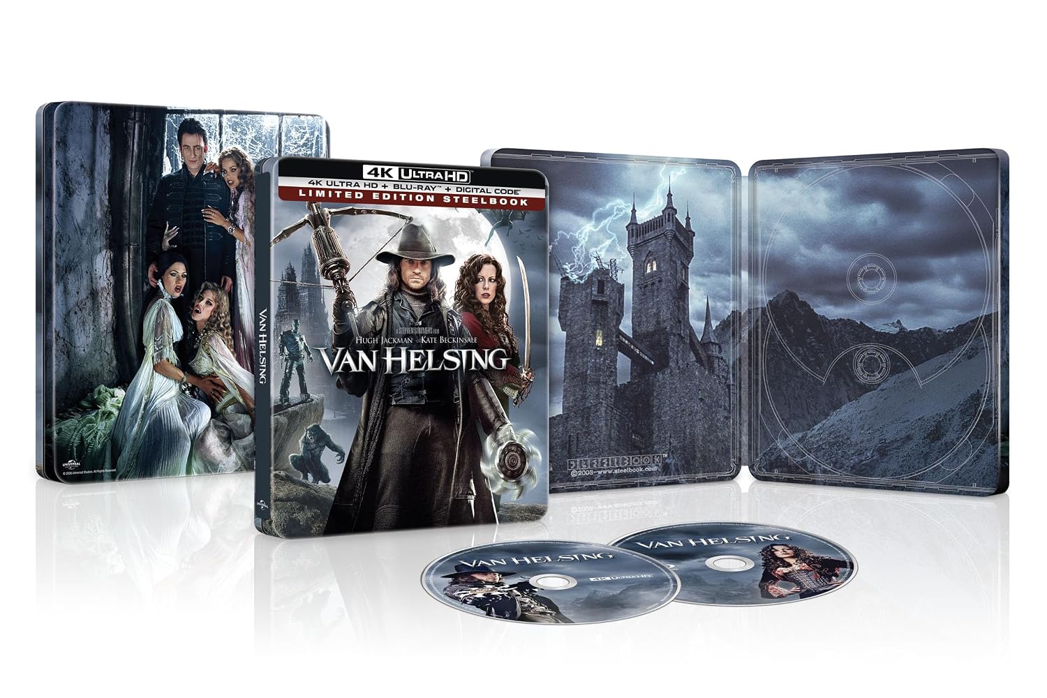 Van Helsing - Limited Edition Steelbook (4K Ultra HD + Blu-ray + Digital)