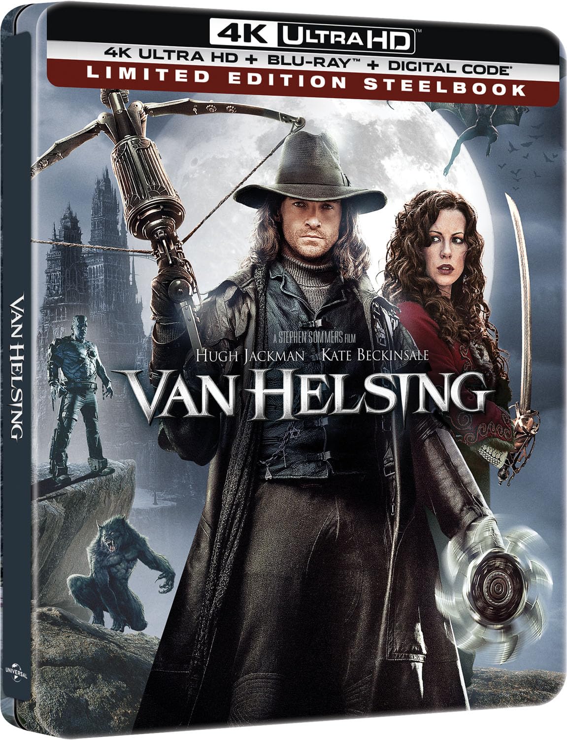Van Helsing - Limited Edition Steelbook (4K Ultra HD + Blu-ray + Digital)