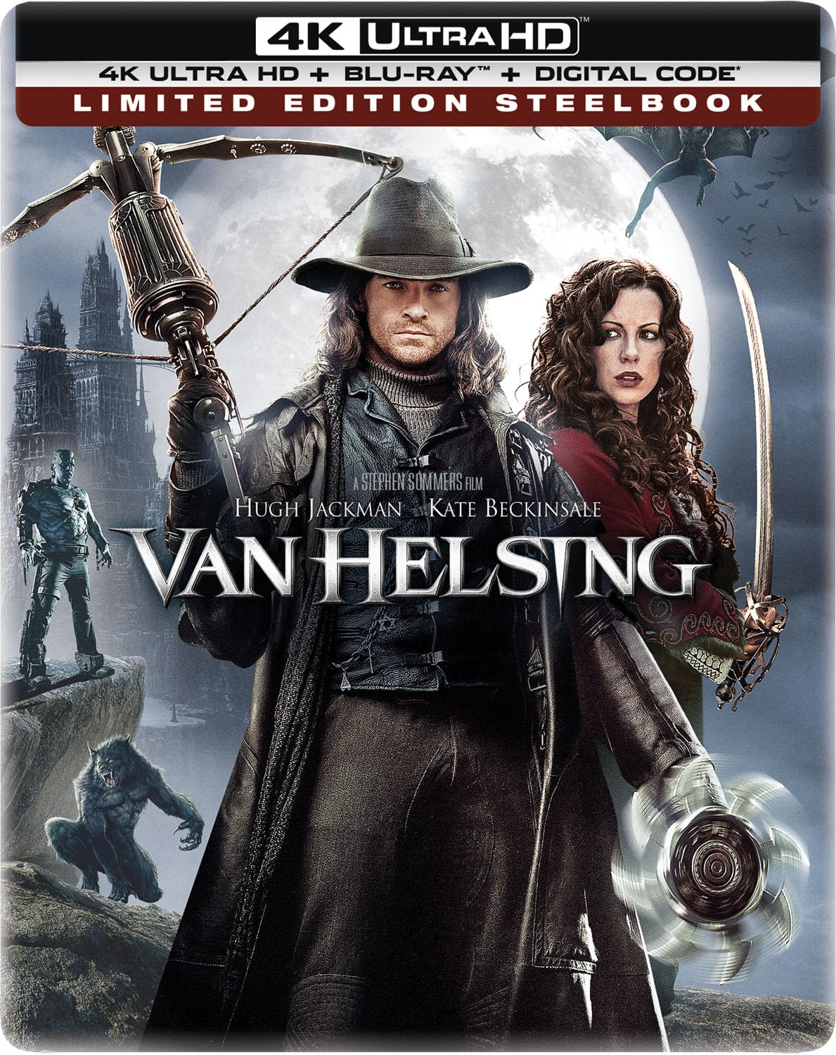 Van Helsing - Limited Edition Steelbook (4K Ultra HD + Blu-ray + Digital)-4