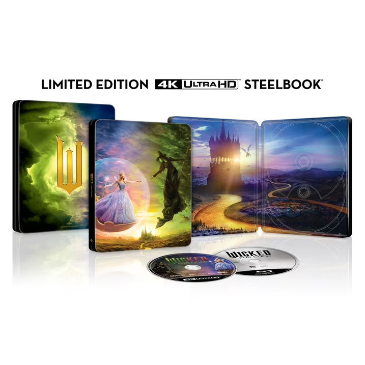 Wicked: For Good - Limited Edition Steelbook (4K Ultra HD + Blu-ray + Digital)
