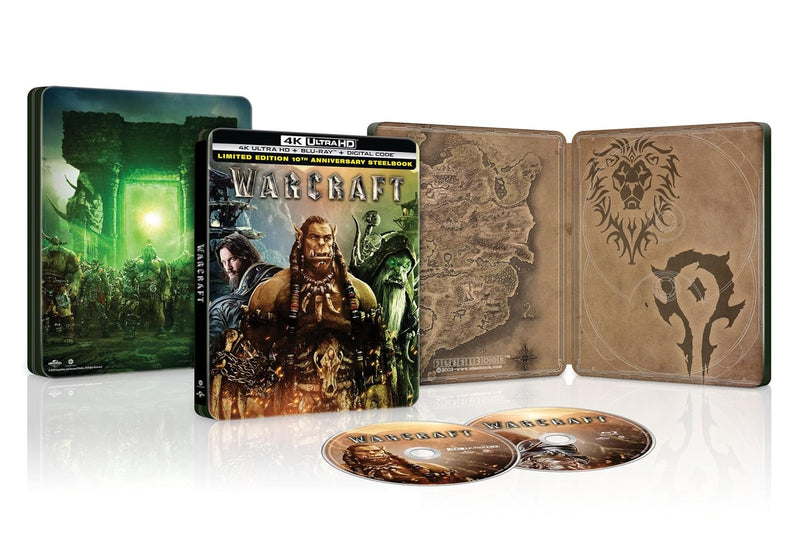 Warcraft - 10th Anniversary Limited Edition Steelbook (4K Ultra HD + Blu-ray + Digital)-1