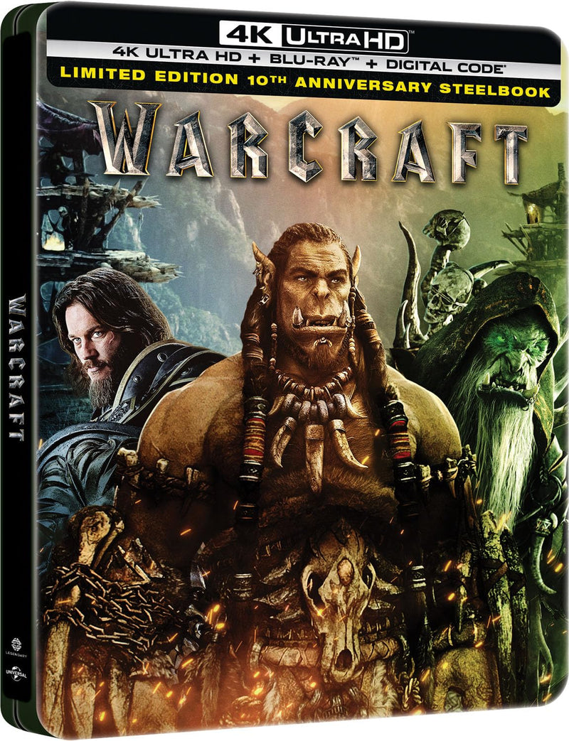 Warcraft - 10th Anniversary Limited Edition Steelbook (4K Ultra HD + Blu-ray + Digital)-2