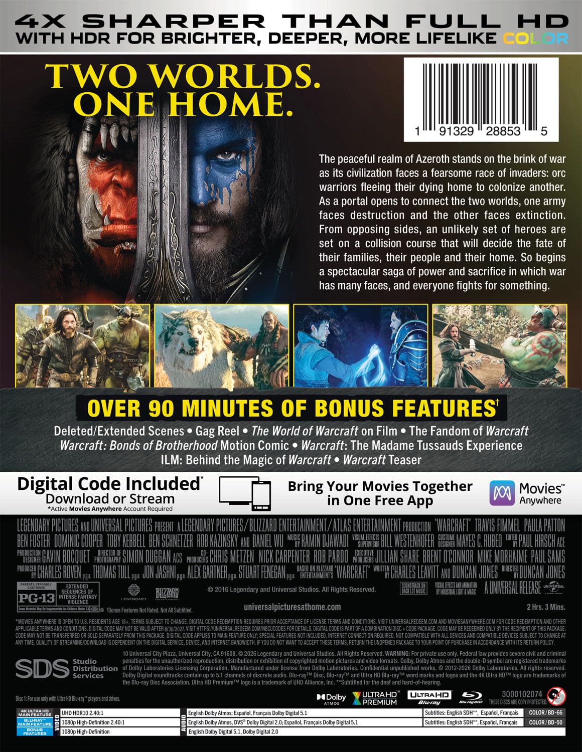 Warcraft - 10th Anniversary Limited Edition Steelbook (4K Ultra HD + Blu-ray + Digital)-5