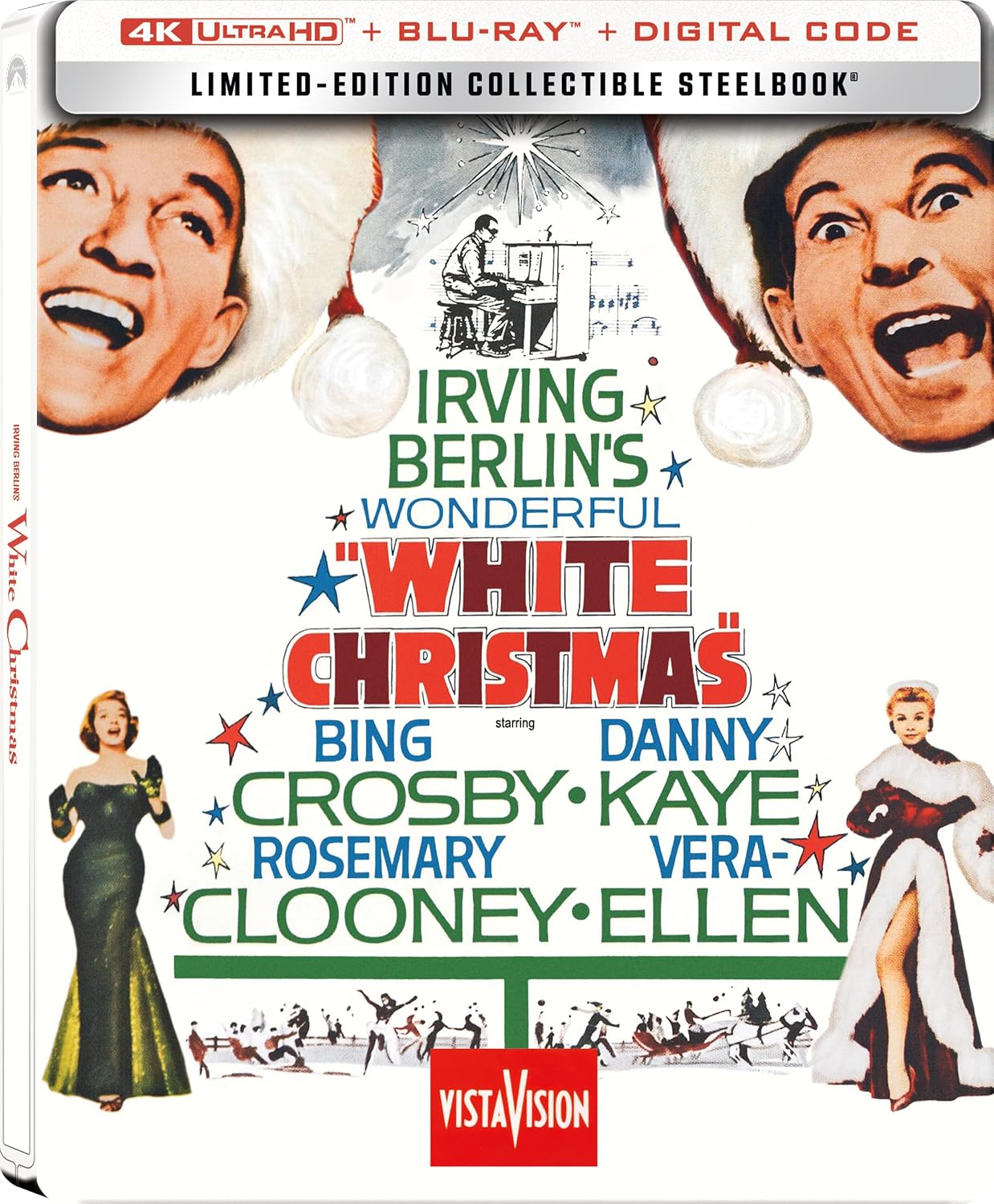 White Christmas - Limited Edition Steelbook (4K Ultra HD + Blu-ray + Digital)-2