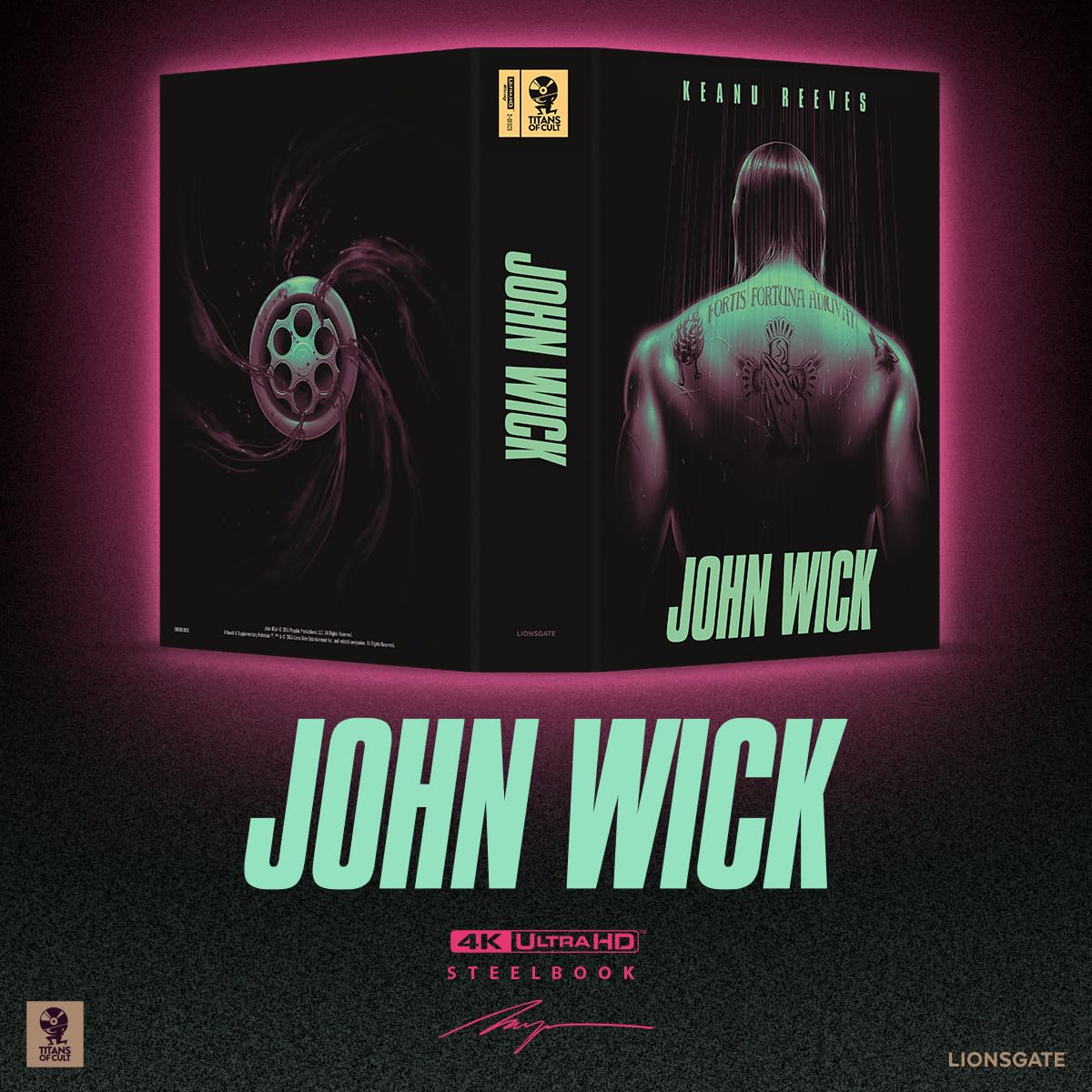 John Wick - Titans of Cult Steelbook (4K Ultra HD + Blu-ray + Digital)-4