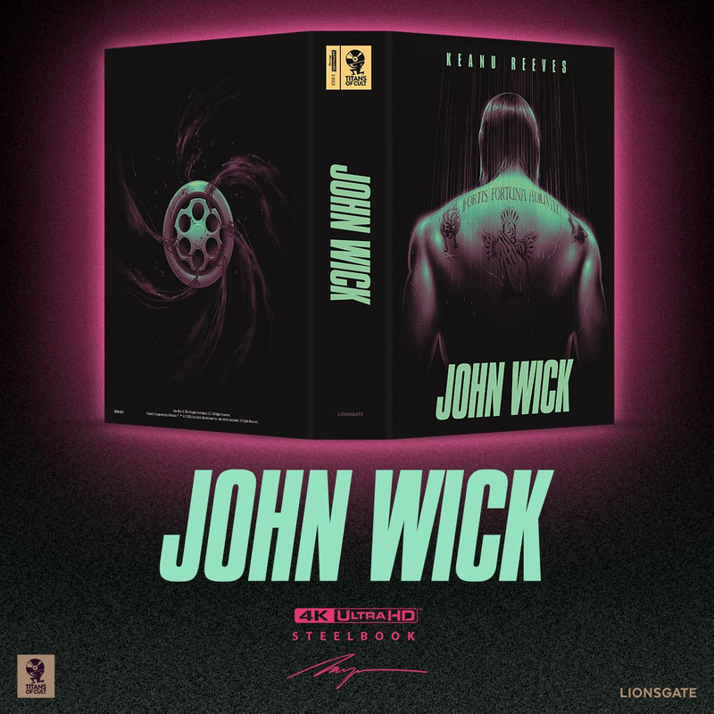 John Wick - Titans of Cult Steelbook (4K Ultra HD + Blu-ray + Digital)-4