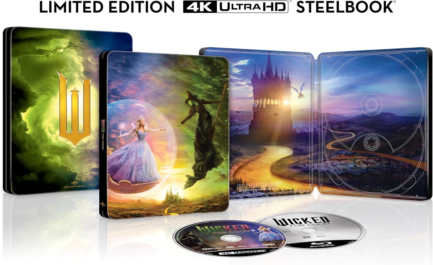 Wicked: For Good - Limited Edition Steelbook (4K Ultra HD + Blu-ray)