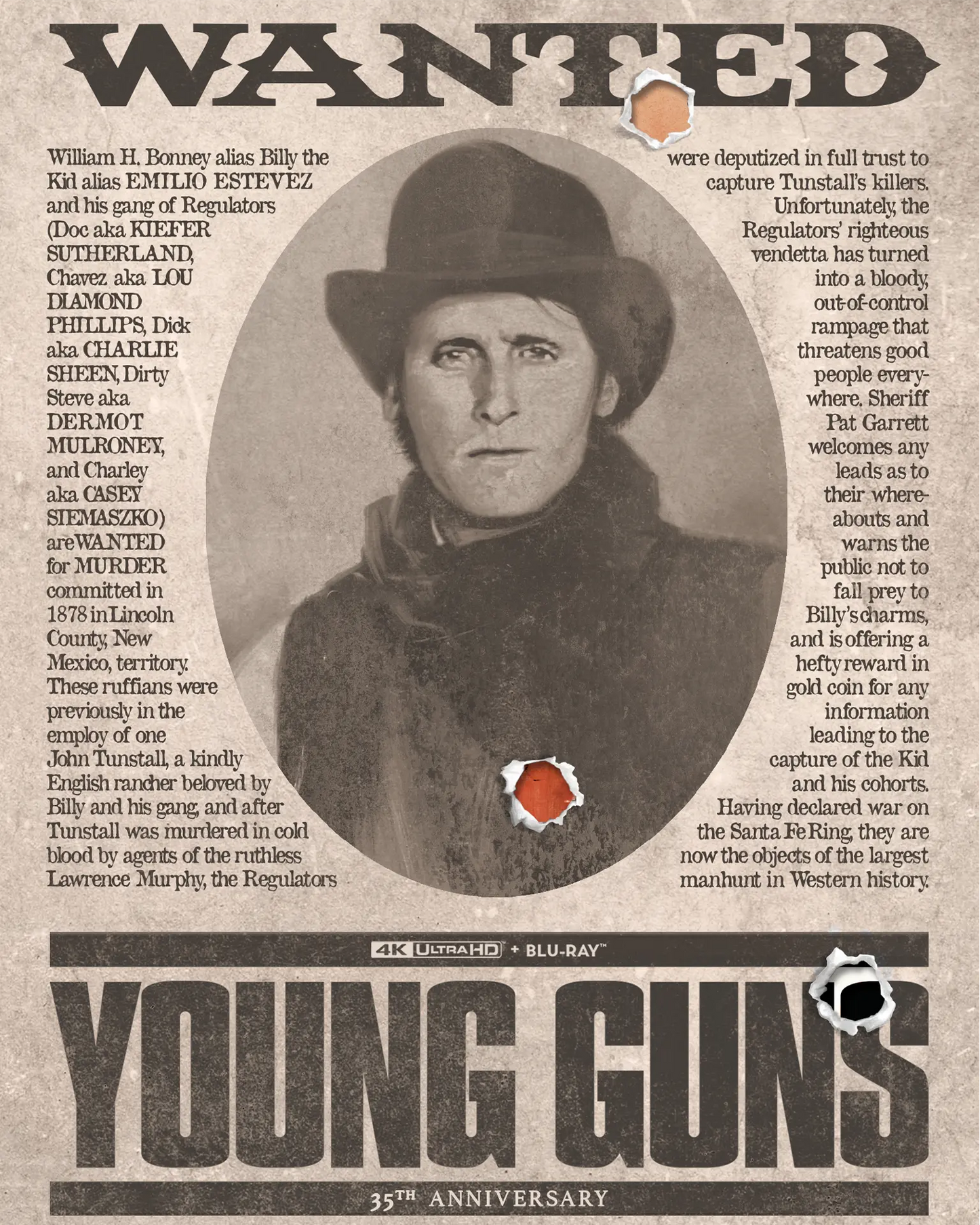 Young Guns - Limited Edition Steelbook (4K Ultra HD + Blu-ray + Digital) — product image 1