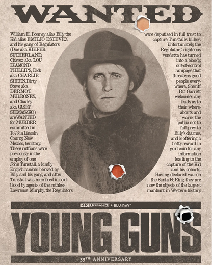 Young Guns - Limited Edition Steelbook (4K Ultra HD + Blu-ray + Digital) — product image 1