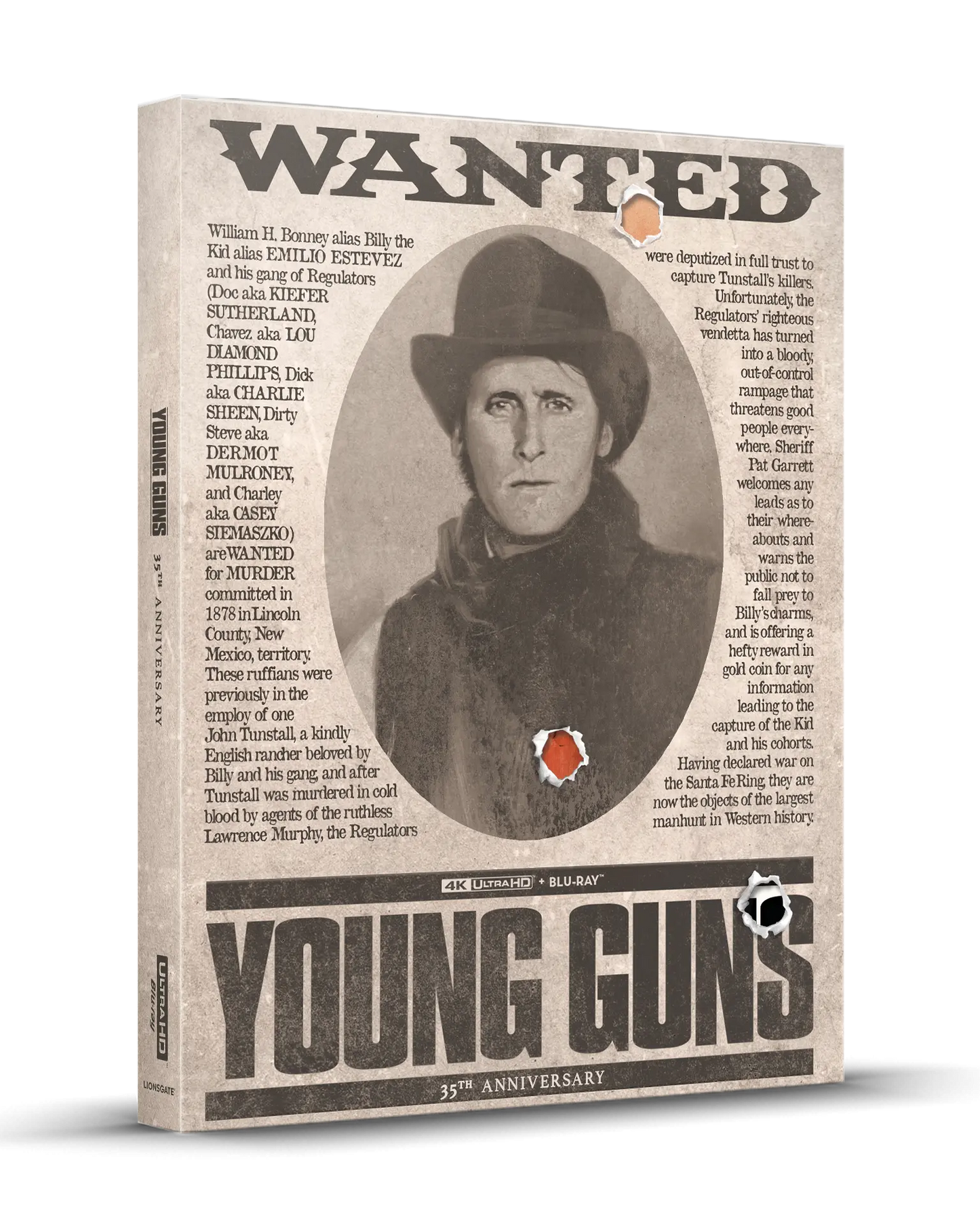 Young Guns - Limited Edition Steelbook (4K Ultra HD + Blu-ray + Digital) — product image 3