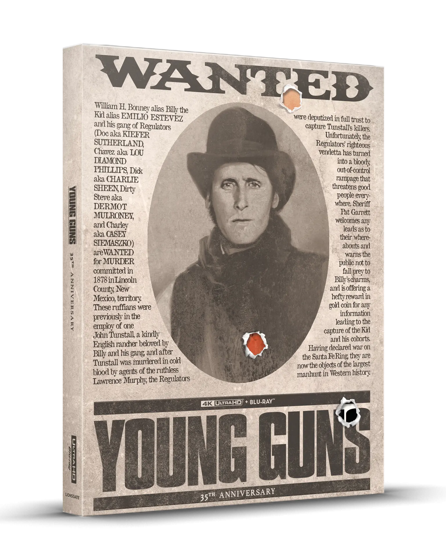 Young Guns - Limited Edition Steelbook (4K Ultra HD + Blu-ray + Digital) — product image 3