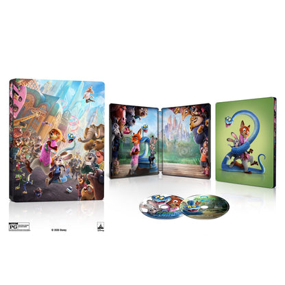 Zootopia 2 - Limited Edition Steelbook (4K Ultra HD + Blu-ray + Digital)