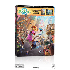 Zootopia 2 - Limited Edition Steelbook (4K Ultra HD + Blu-ray + Digital)-2