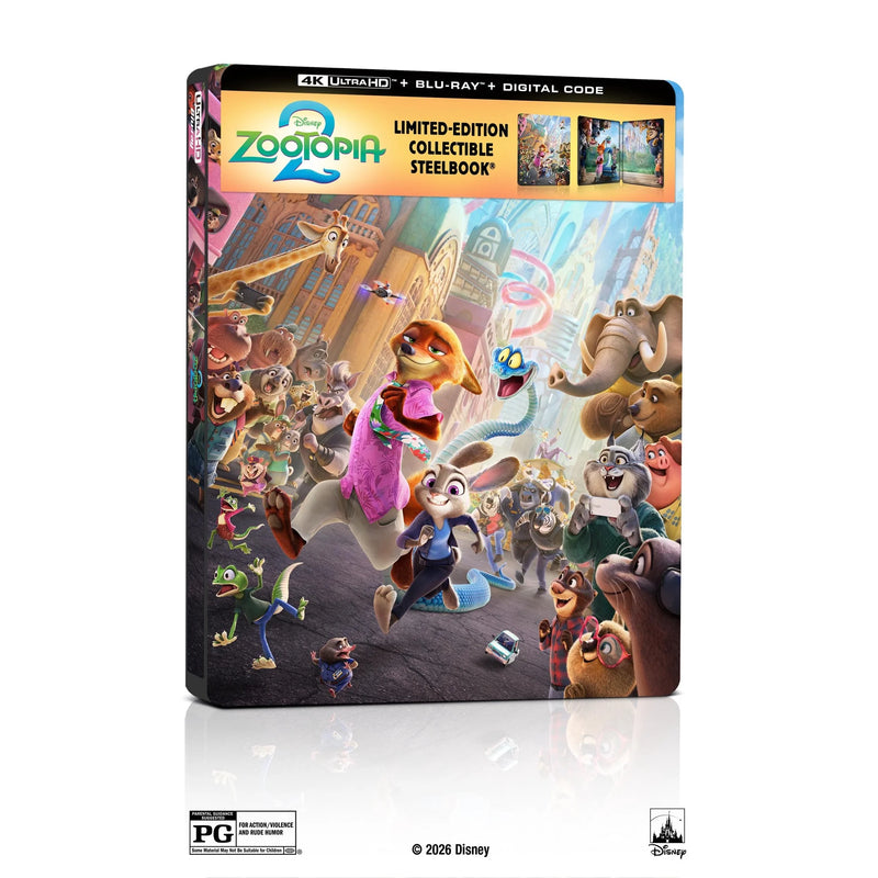 Zootopia 2 - Limited Edition Steelbook (4K Ultra HD + Blu-ray + Digital)-2